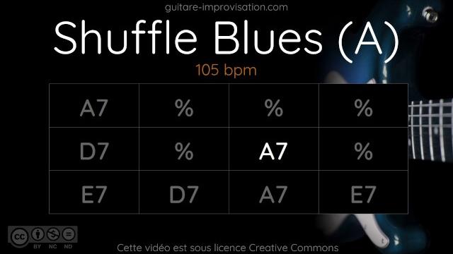 Blues shuffle in a Blues shuffle in a