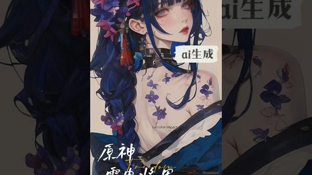原神『雷电将军』#原神#ai生成 #雷电将军 原神『雷电将军』#原神#ai生成 #雷电将军