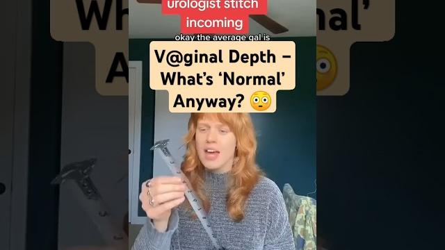 What is the average depth of the v@gina? What is the average depth of the v@gina?