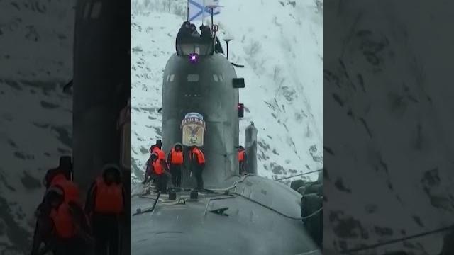 Russia's newest nuclear powered #submarine #arkhangelsk deploys to its permanent base | #shorts Russia's newest nuclear powered #submarine #arkhangelsk deploys to its permanent base | #shorts