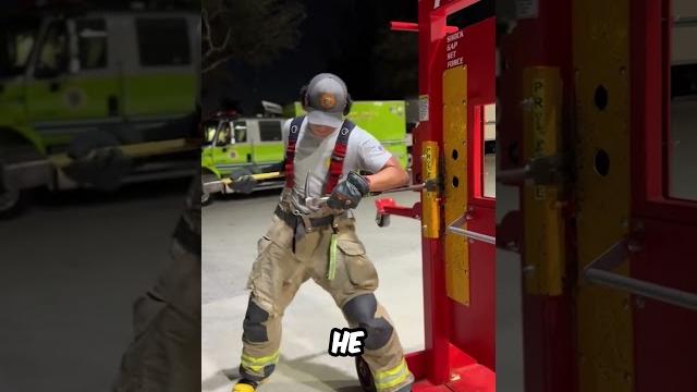 Why firefighters hate doors #shorts Why firefighters hate doors #shorts
