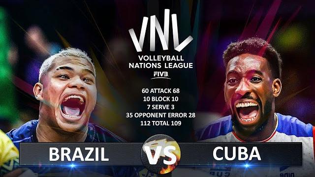 Brazil vs cuba | men's vnl 2025 Brazil vs cuba | men's vnl 2025