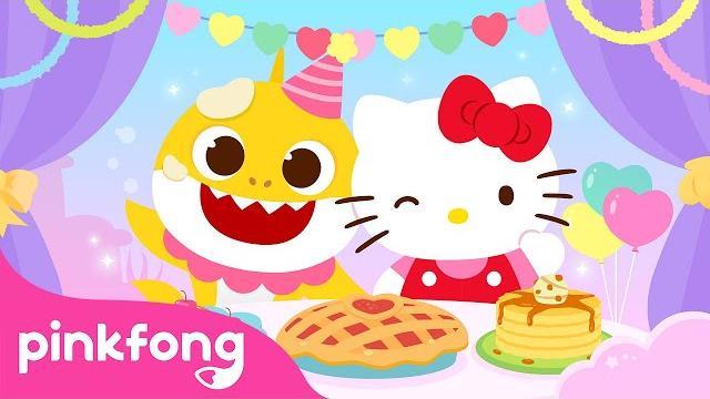 Baby shark x hello kitty | my best friend! | baby shark collaboration | pinkfong songs for children Baby shark x hello kitty | my best friend! | baby shark collaboration | pinkfong songs for children