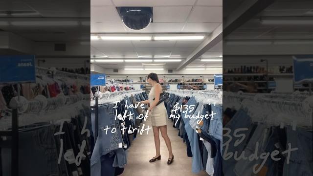 I have a budget of $135 left to thrift new summer clothes | budgeting revolve style budget ootd I have a budget of $135 left to thrift new summer clothes | budgeting revolve style budget ootd