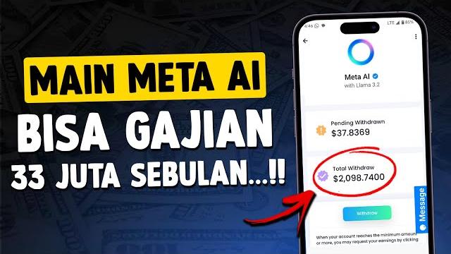 Cara menghasilkan uang dari meta ai whatsapp, cari uang di internet - cara dapat uang dari internet Cara menghasilkan uang dari meta ai whatsapp, cari uang di internet - cara dapat uang dari internet