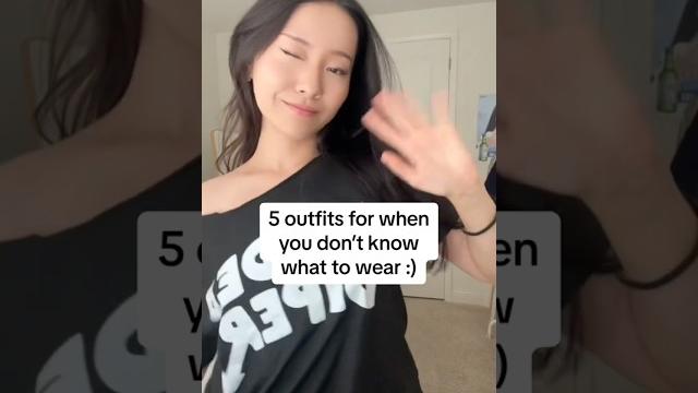 5 outfits for when you don’t know what to wear!! i’m back i was busy graduatinggg :) #outfitinspo 5 outfits for when you don’t know what to wear!! i’m back i was busy graduatinggg :) #outfitinspo