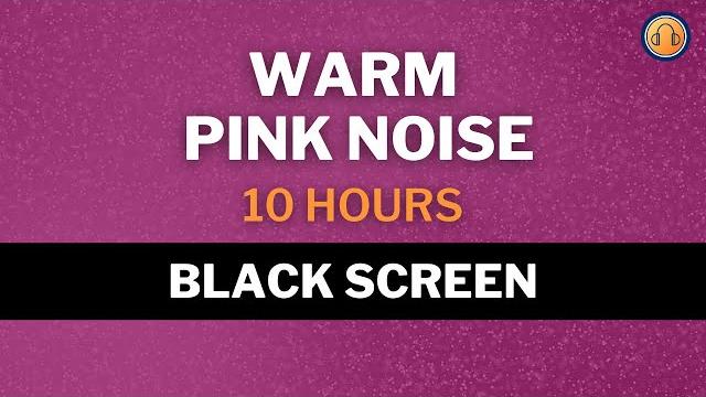 Warm pink noise with 432hz boost • 10 hours • black screen Warm pink noise with 432hz boost • 10 hours • black screen