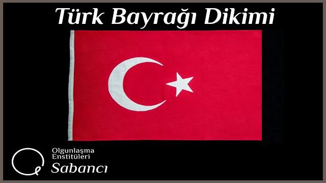 Türk bayrağı dikimi ( sew turkish flag ) Türk bayrağı dikimi ( sew turkish flag )