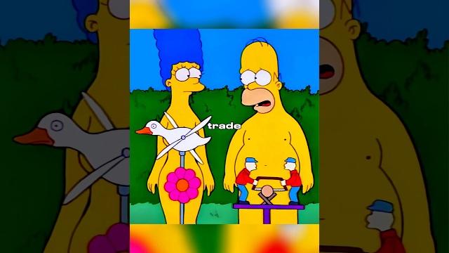 Homer & marge lost their clothes #simpsons #shorts Homer & marge lost their clothes #simpsons #shorts