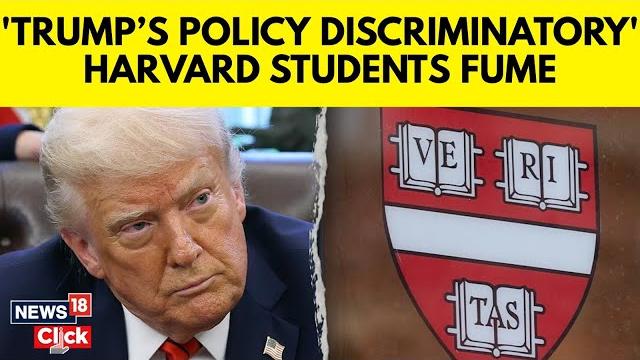 Harvard goers fume on trump's "terrible choice" to ban foreign students | trumps news | n18g Harvard goers fume on trump's "terrible choice" to ban foreign students | trumps news | n18g