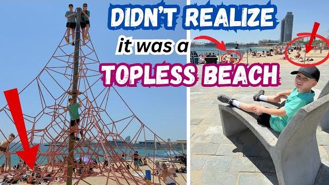 Didn't realize it was a topless beach! Didn't realize it was a topless beach!