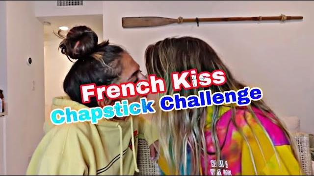 French kiss chapstick challenge (part 5) French kiss chapstick challenge (part 5)