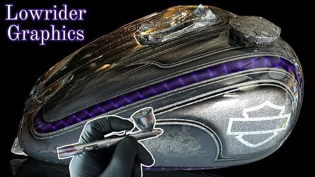 How to metal flake and airbrush custom paint How to metal flake and airbrush custom paint