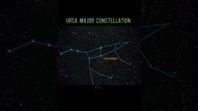 Ursa major ! third largest constellation #shorts Ursa major ! third largest constellation #shorts