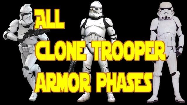 All clone armor phases All clone armor phases