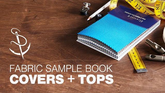 Fabric sample book - cover & top fabrics Fabric sample book - cover & top fabrics