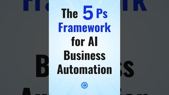 How to automate your business smartly with ai (5 ps framework) #aiautomation #businesstools How to automate your business smartly with ai (5 ps framework) #aiautomation #businesstools