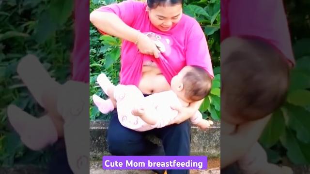 Cute mom breastfeeding tutorial vlogs #baby #funny #milk #mom #tutorial #breastfeeding #indian Cute mom breastfeeding tutorial vlogs #baby #funny #milk #mom #tutorial #breastfeeding #indian