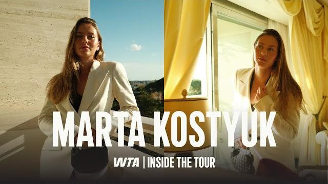 Get ready with marta kostyuk | inside the tour Get ready with marta kostyuk | inside the tour