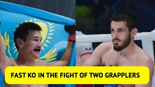 Fast ko in the fight of two grapplers! brawl of two ground specialists! kazakh vs georgian! Fast ko in the fight of two grapplers! brawl of two ground specialists! kazakh vs georgian!