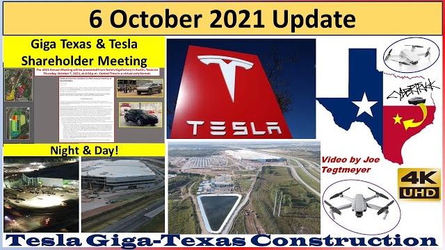 Tesla gigafactory texas 6 october 2021 cyber truck & model y factory construction update (07:00am) Tesla gigafactory texas 6 october 2021 cyber truck & model y factory construction update (07:00am)