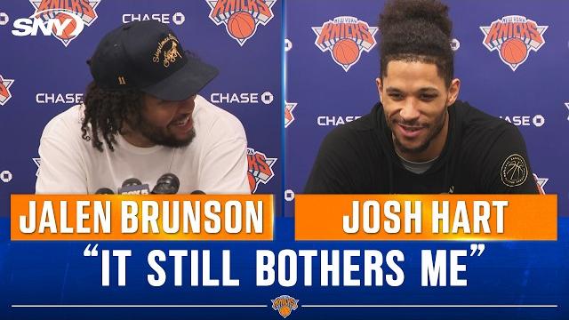 Jalen brunson & josh hart on knicks playoff rematch against pacers: 'it's a totally different team' Jalen brunson & josh hart on knicks playoff rematch against pacers: 'it's a totally different team'