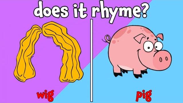 Does it rhyme? learning rhyming words for kids Does it rhyme? learning rhyming words for kids