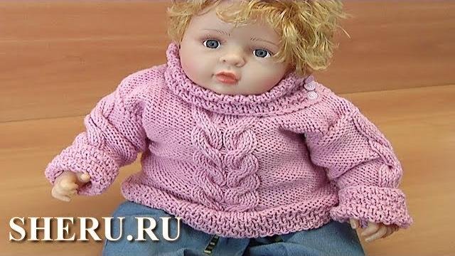 Детский свитер спицами. урок вязания 101 Детский свитер спицами. урок вязания 101