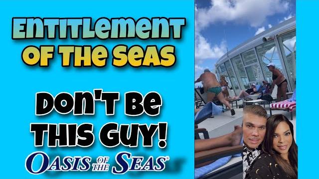 Don't be this guy! entitlement of the seas! Don't be this guy! entitlement of the seas!