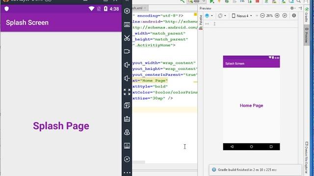 Splash screen android studio tutorial Splash screen android studio tutorial