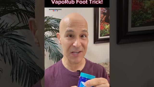 Sleep easy: the vicks vaporub foot trick! dr. mandell Sleep easy: the vicks vaporub foot trick! dr. mandell