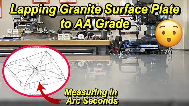Lapping my granite surface plate to aa grade Lapping my granite surface plate to aa grade