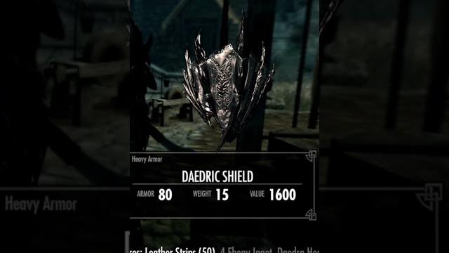 Skyrim-daedric vs nordic shield Skyrim-daedric vs nordic shield