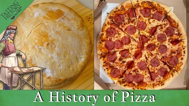 500 year-old pizza vs today 500 year-old pizza vs today