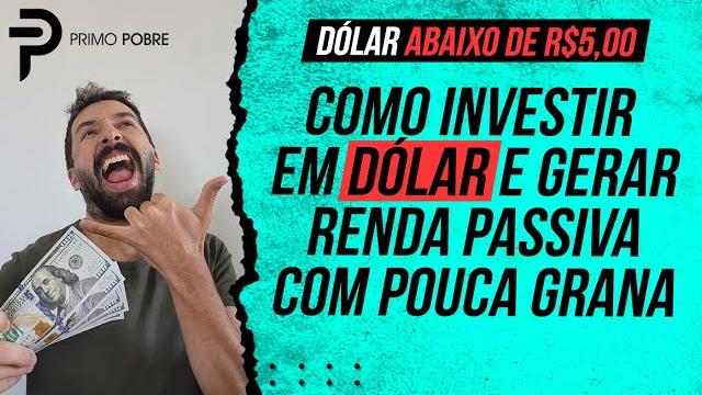 Como investir em dólar e gerar renda passiva com pouca grana (o jeito mais fácil de comprar dólar) Como investir em dólar e gerar renda passiva com pouca grana (o jeito mais fácil de comprar dólar)