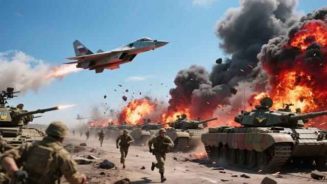 Смертельная воздушная битва! русские пилоты су-57 уничтожают все украинские войска в курске Смертельная воздушная битва! русские пилоты су-57 уничтожают все украинские войска в курске