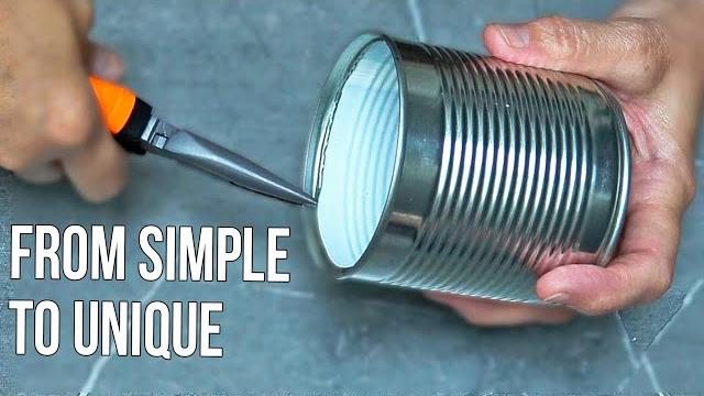 This tin can was bought from me instantly after what i did to it! an incredible technique that... This tin can was bought from me instantly after what i did to it! an incredible technique that...