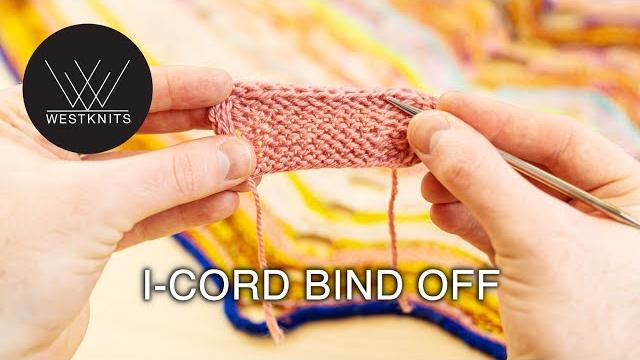 I-cord bind off I-cord bind off