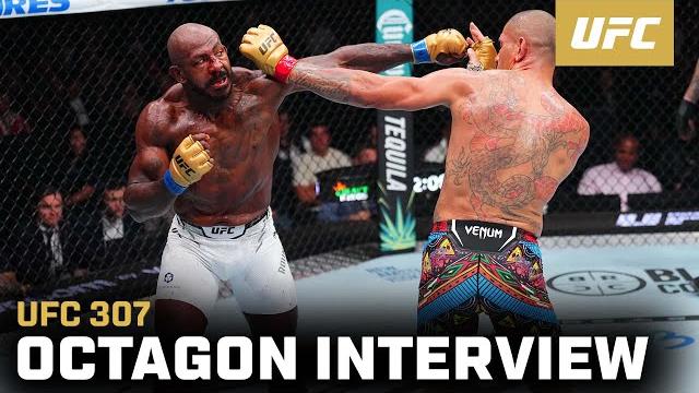 Khalil rountree jr. octagon interview | ufc 307 Khalil rountree jr. octagon interview | ufc 307