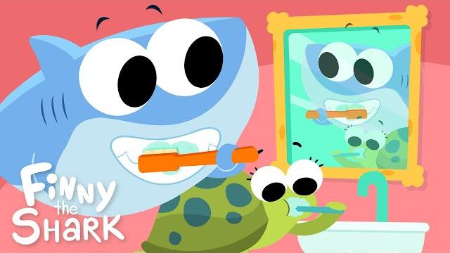 Brush your teeth | kids song | finny the shark Brush your teeth | kids song | finny the shark