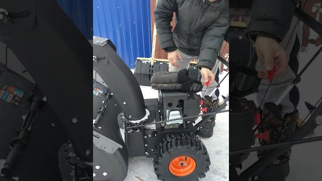 Первый запуск снегоуборочная техника patriot 750 pro Первый запуск снегоуборочная техника patriot 750 pro