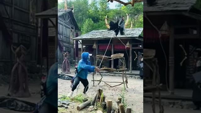 Begini proses syuting film kungfu Begini proses syuting film kungfu