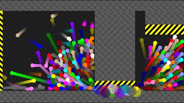 Shutter crush + proliferation (the last part is intense) - survival marble race in algodoo Shutter crush + proliferation (the last part is intense) - survival marble race in algodoo