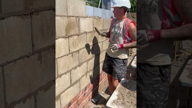 Young female bricklayer showing the world anything is possible if you want it do it #bricklaying Young female bricklayer showing the world anything is possible if you want it do it #bricklaying