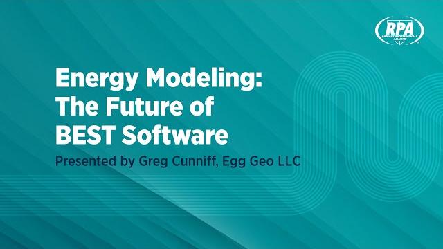 Energy modeling: the future of best software Energy modeling: the future of best software