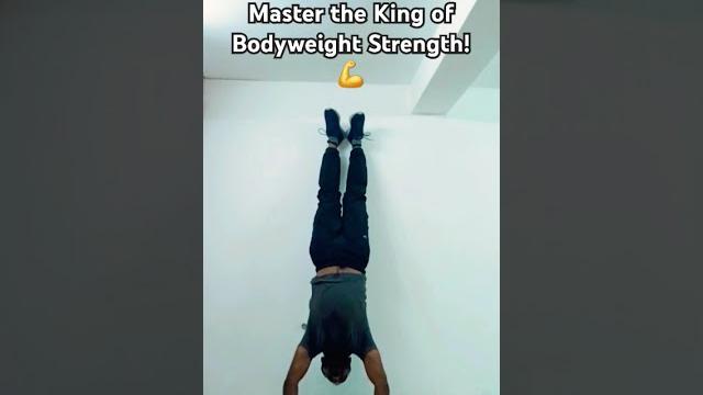 Handstand pushups – master the king of bodyweight strength! #shorts #shortsfeed #shortsvideo Handstand pushups – master the king of bodyweight strength! #shorts #shortsfeed #shortsvideo