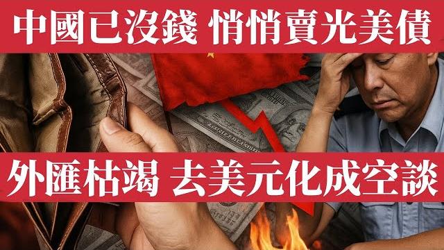 中國已沒錢!悄悄賣光美債只為發工資、救樓市,連公務員都撐不住!中國對美債持倉暴跌至16年新低,去美元化失敗成笑話,人民幣貶值災難全面爆發!國庫空,外匯枯竭崩盤在即,財政黑洞吞噬人民生活。中國經濟危機 中國已沒錢!悄悄賣光美債只為發工資、救樓市,連公務員都撐不住!中國對美債持倉暴跌至16年新低,去美元化失敗成笑話,人民幣貶值災難全面爆發!國庫空,外匯枯竭崩盤在即,財政黑洞吞噬人民生活。中國經濟危機