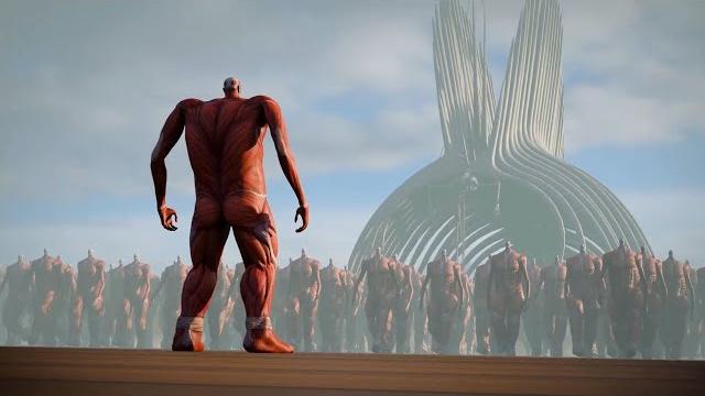 Colossal titan vs 1.000.000. colossal titans - the rumbling Colossal titan vs 1.000.000. colossal titans - the rumbling