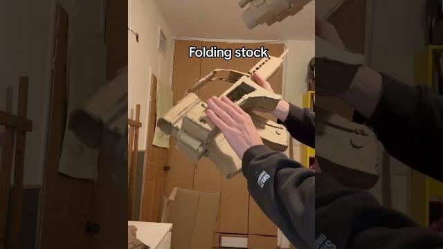 Cardboard g36, should i make a tutorial? #airsoft #cardboard #cardboardcraft #gun #fakegun #g36 #war Cardboard g36, should i make a tutorial? #airsoft #cardboard #cardboardcraft #gun #fakegun #g36 #war