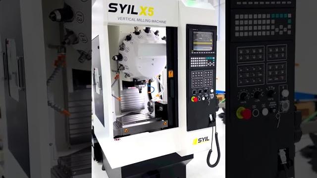 Новый станок из китая с чпу syil x5 в работе Новый станок из китая с чпу syil x5 в работе